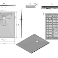 Душевой поддон Vincea 120х100см VST-4SR1012A черный