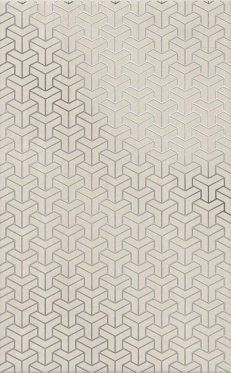 Декор Ломбардиа бежевый матовый 25x40x0,8, 1, шт