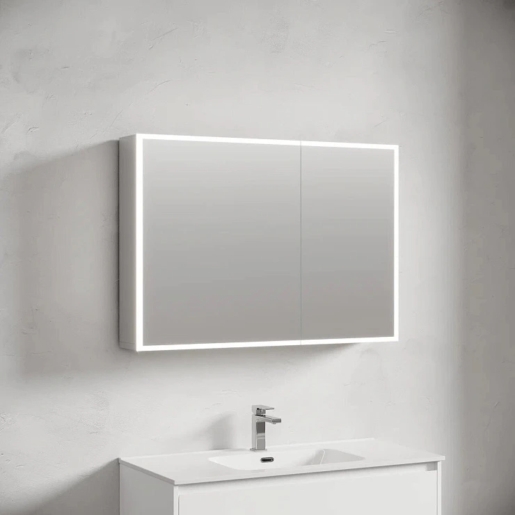 Зеркало-шкаф Sancos Evoke 100 SC80100 с подсветкой