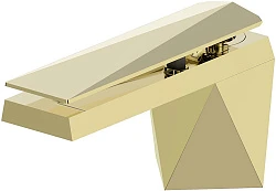 Смеситель для раковины Bravat Diamond F118102G-ENG золото