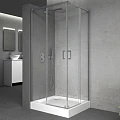 Душевой уголок Golden Frog 90x90см 6Y1083 профиль хром, стекло прозрачное