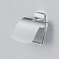Держатель туалетной бумаги AM.PM Gem A90341400 с крышкой, хром
