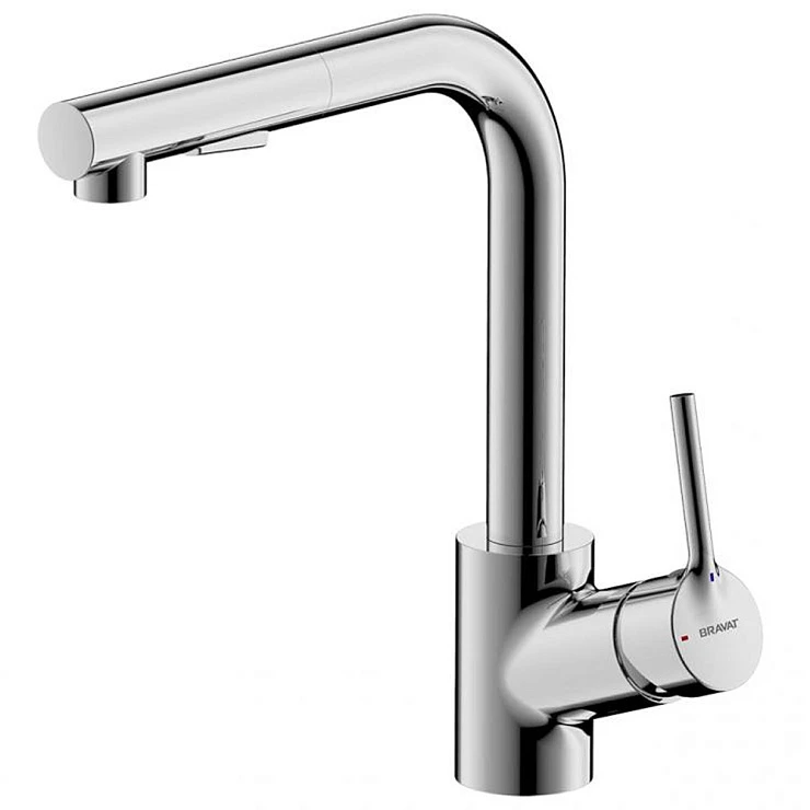 Смеситель для кухни Bravat Affability F7172217CP-3 хром