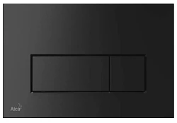 Кнопка смыва AlcaPlast THIN M578 черная матовая