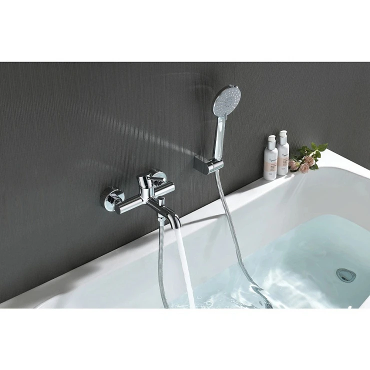 Смеситель для ванны с душем Aquatek Европа AQ1349CR хром