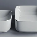 Раковина накладная Ceramica Nova Element CN5021 белая глянцевая