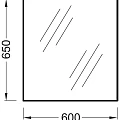 Зеркало Jacob Delafon Ola 60 EB1080-RU 