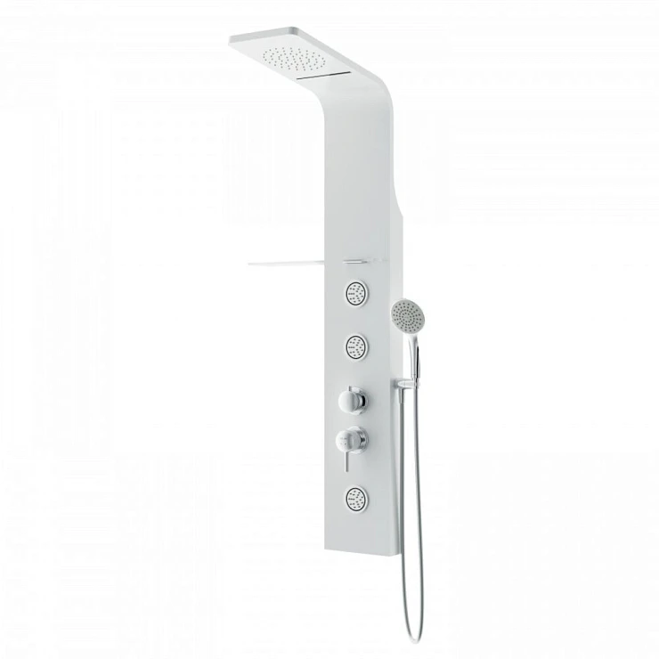 Душевая панель AM.PM Joy W85P-2-136AW белая матовая