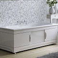 Экран Alavann 170см МДФ-Купе 443205 белый