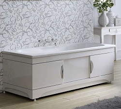 Экран Alavann 170см МДФ-Купе 443205 белый