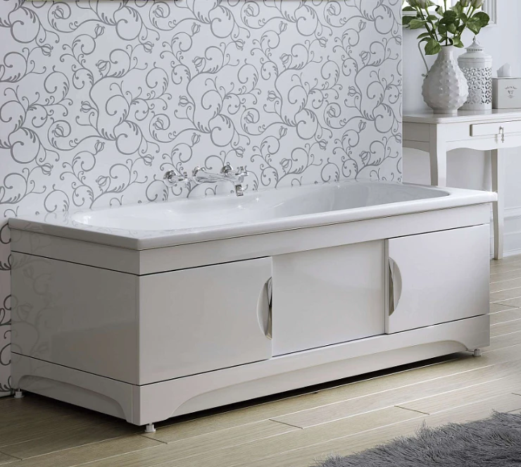 Экран Alavann 170см МДФ-Купе 443205 белый