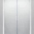 Душевая дверь в нишу Cezares 140см RELAX-B-2-140-C-Bi профиль серый, стекло прозрачное