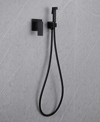 Гигиенический душ Abber Daheim AF8225B со смесителем, черный