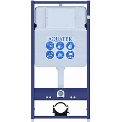 Комплект унитаз Set Aquatek Вега AQ1905-00+инсталляция Aquatek 50 INS-0000012 