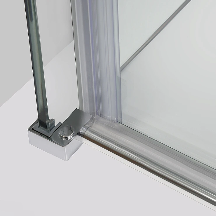 Душевой уголок Wasserkraft Dinkel 120x100см 58R10 профиль хром, стекло прозрачное
