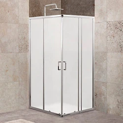 Душевой уголок BelBagno Unique 75х75см UNIQUE-A-2-75/90-M-Cr профиль хром, стекло матовое