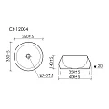 Раковина накладная Ceramica Nova Maya CN12004 белая