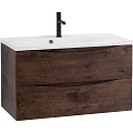 Тумба с раковиной BelBagno Marino 80 темный дуб