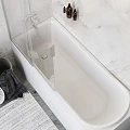 Мебельная гарнитура для ванной комнаты, зона помывочной AM.PM Like WK80EE белый, серый, хром
