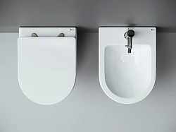 Биде подвесное Ceramica Nova Metropol CN4003 белый глянец