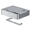 Держатель туалетной бумаги AM.PM Inspire 2.0 A50A341500 с полкой для телефона и контейнером, хром