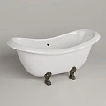 Ванна из искусственного камня ESSE RODOS 195x91 EROD1950 белая глянцевая