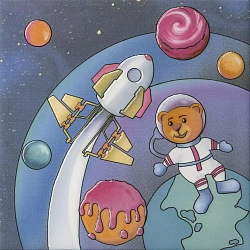 Декор Космос 2 20x20x0,69, 1, шт