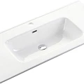 Тумба с раковиной Sancos Cento 90 белая глянцевая