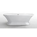 Акриловая ванна Azario BORDEAUX 180x90x60 с сифоном BOR18090 белая глянцевая