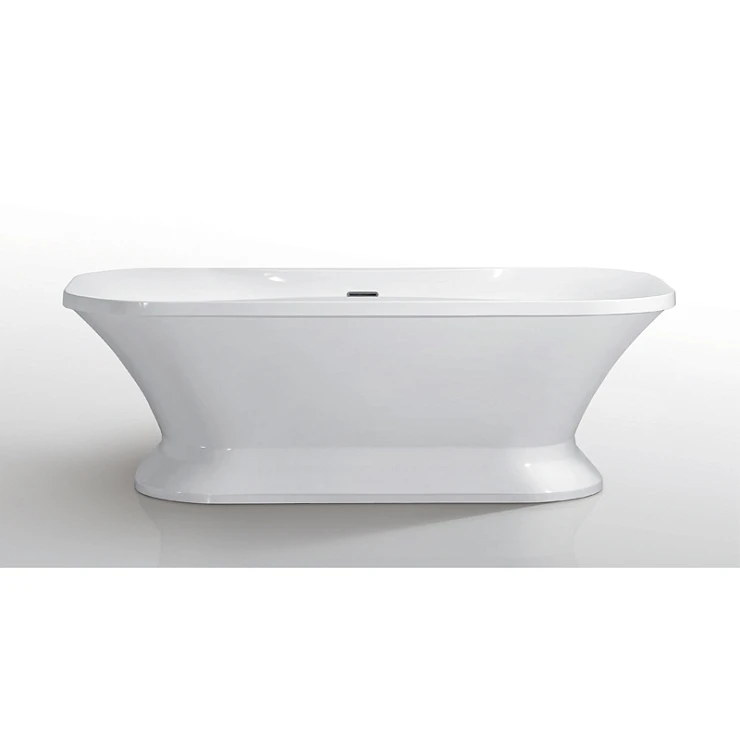 Акриловая ванна Azario BORDEAUX 180x90x60 с сифоном BOR18090 белая глянцевая