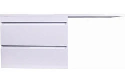 Тумба под раковину Style Line Даллас 140 СС-00002337 белый глянец