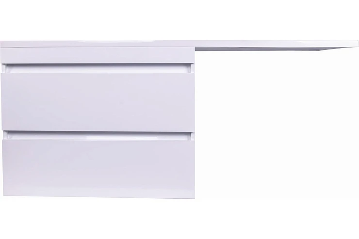 Тумба под раковину Style Line Даллас 140 СС-00002337 белый глянец