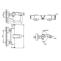 Смеситель для раковины Bravat Eddie F1369402BW-A9-ENG черный