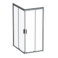 Душевой уголок AM.PM Gem 120x90см W90G-404-120290-BT профиль черный, стекло прозрачное