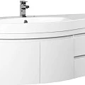 Тумба с раковиной Aquanet Опера 115 L 212990 белая