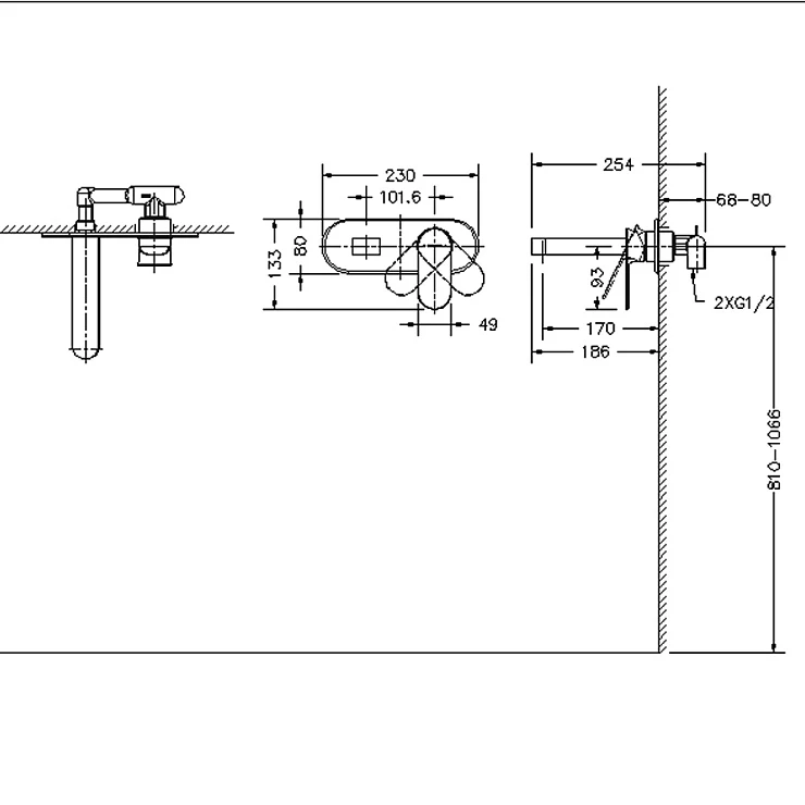 Скрытая часть Bravat Built-in D968C-ENG