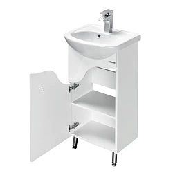 Тумба с раковиной Aquaton Колибри 45 белая