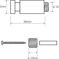 Крючок Bemeta Omega 104506092 хром