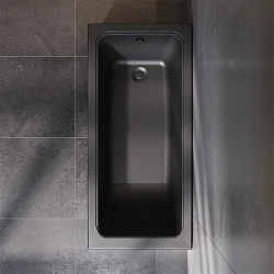 Акриловая ванна AM.PM Gem 150x70 W90A-150-070B-A черная матовая