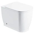 Унитаз приставной BelBagno Prado BB10150CB крышка-сиденье BB10150SC белый глянец