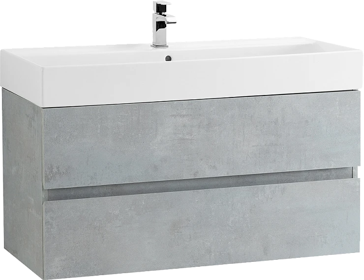 Тумба с раковиной Cezares Molveno 100 beton