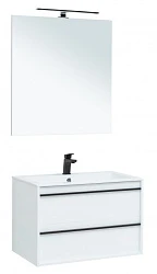 Мебель для ванной Aquanet Lino 80 271955 белый матовый