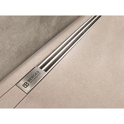 Душевой лоток Berges Super Slim 80 091054 хром