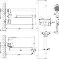 Душевой комплект Lemark Point LM0379C хром