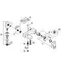 Смеситель для ванны с душем Grohe Eurocube 23143000 хром