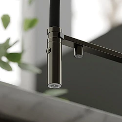 Смеситель для кухни Sancos Imola SC4010GG вороненая сталь / черный