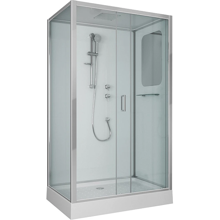Душевая кабина Niagara Premium 120х80см NG-6012-01QR профиль хром