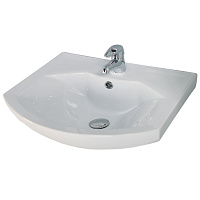 Раковина встраиваемая Aquaton Смайл 65см 1WH207782 белая
