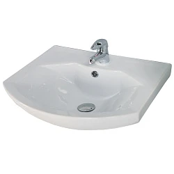 Раковина встраиваемая Aquaton Смайл 65см 1WH207782 белая