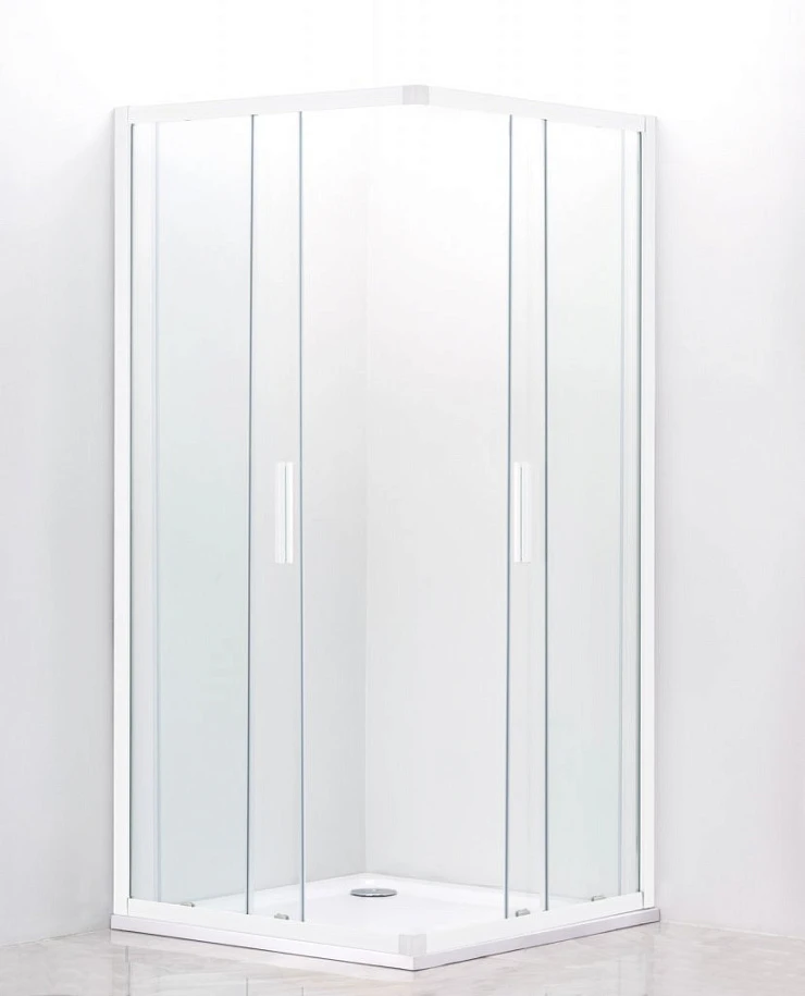 Душевой уголок Cezares Relax 120x80см RELAX-AH-2-120/80-P-Bi профиль белый, стекло рифленое